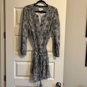 Charlotte Brody Silk Snake Print Dress